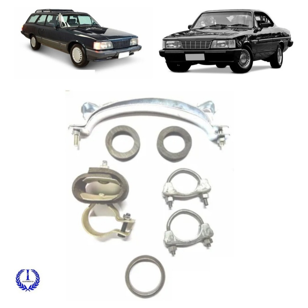 Kit Cinta Suporte Coxim Escapamento Opala 4 Cil Todos