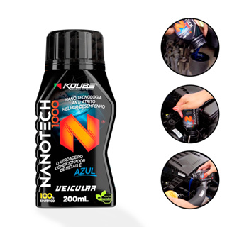Condicionador de metais veicular Produto anti atrito motor melhora performance Nanotech 200ml Koube em Oferta na Shopee
