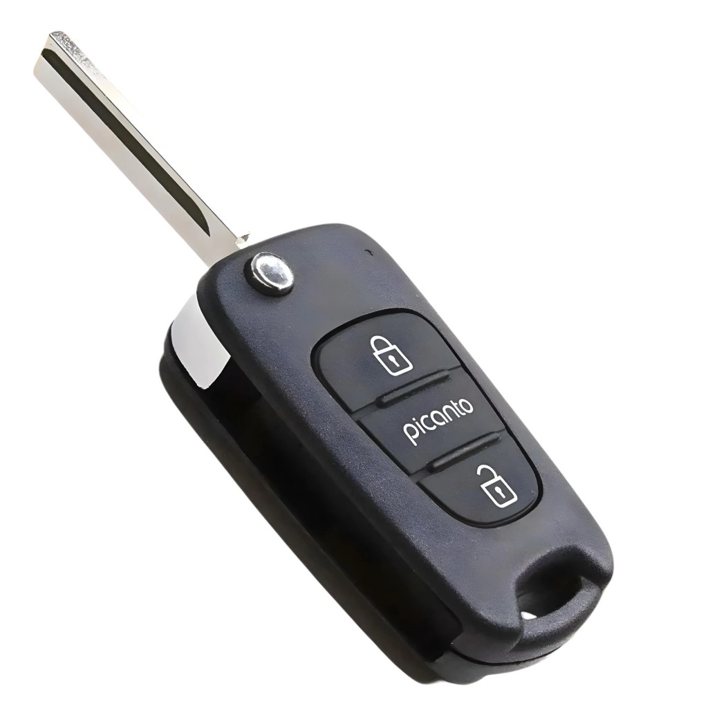 CHAVE CANIVETE CARCAÇA KIA PICANTO 2009 2010 2011 2012 2013 2014 3 BOTÕES em Oferta na Shopee