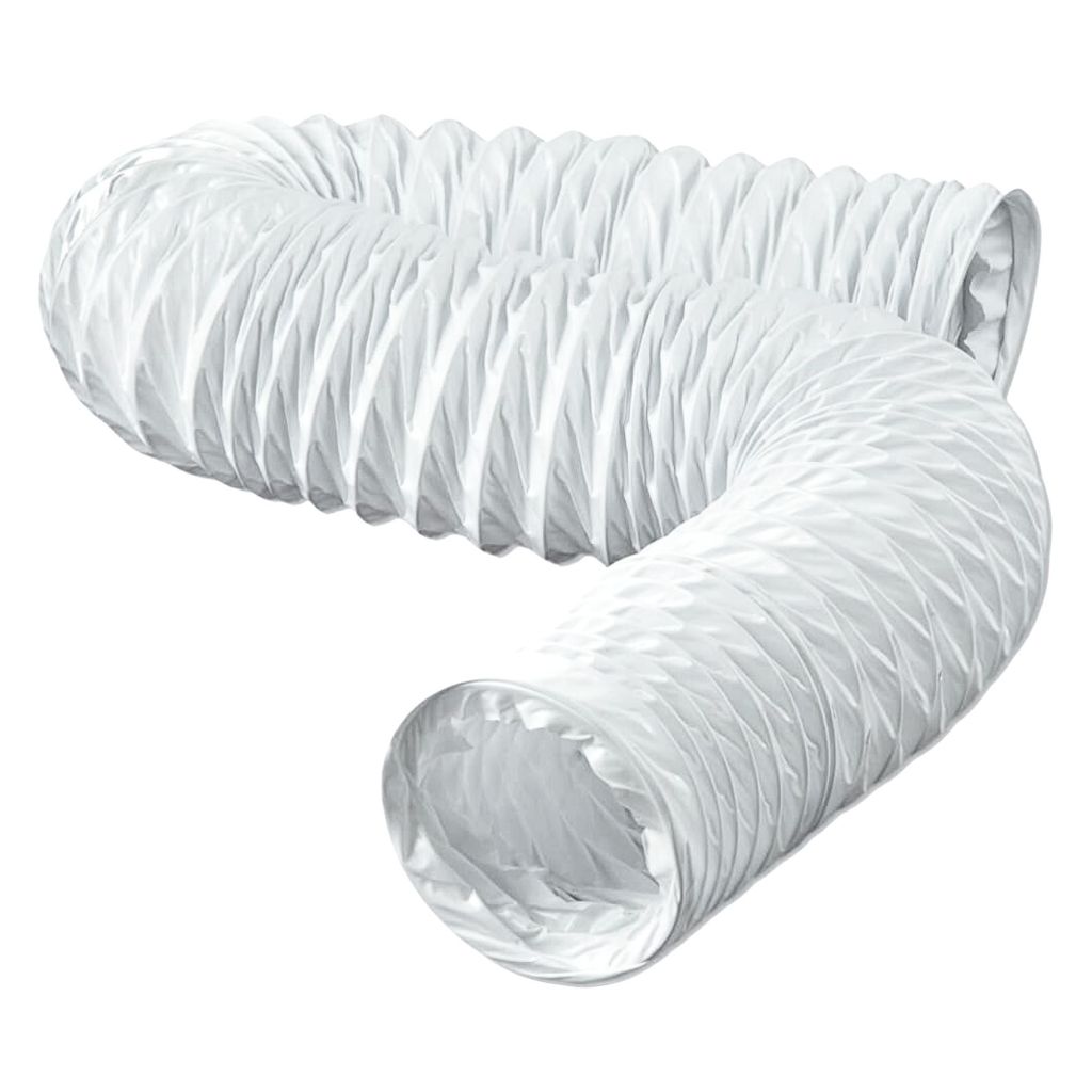 Duto PVC 150mm 10 Metros 6 Polegadas Flexível Ventilação Ar Condicionado Portátil Exaustor Coifa