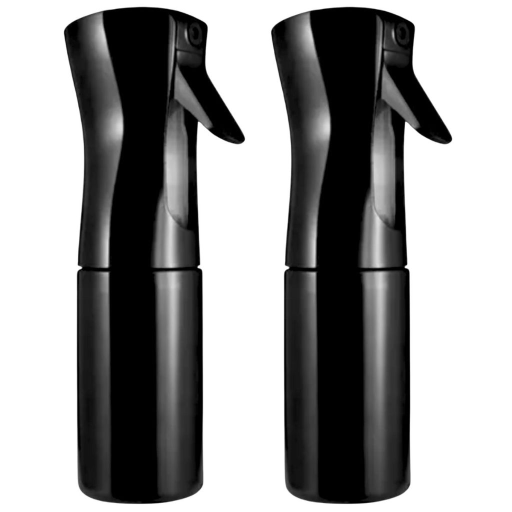 Kit 2 Borrifadores Jato De Névoa Spray Pulverizador Semi Automático Contínuo Barbeiro 300ml