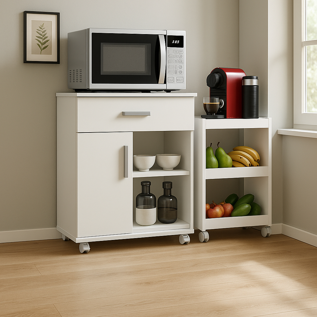 Armário Cozinha Multiuso e Fruteira 3 Prateleiras Móveis Bonatto - Home & Living