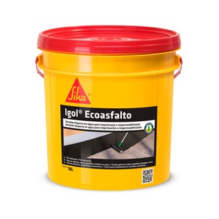 Igol Ecoasfalto Emulsão Asfáltica Impermeabilizante Cimento Argamassa e Reboco Balde 18L - SIKA em Oferta na Shopee
