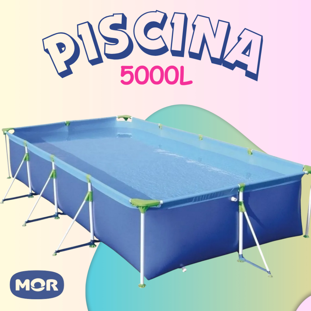 Piscina Estrutural 5000L Premium Mor Verão Praia Sol - Mom & Baby