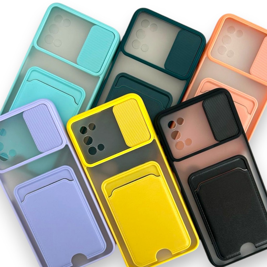 Capa Samsung A02S / A03S Slide Protege Esconde Câmera com Porta Cartão Anti Impacto em Oferta na Shopee