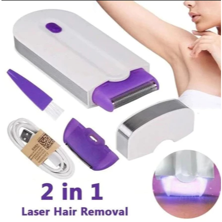 Indução Laser depilador elétrico masculino feminino a laser Portátil corpo removedor de pêlos USB