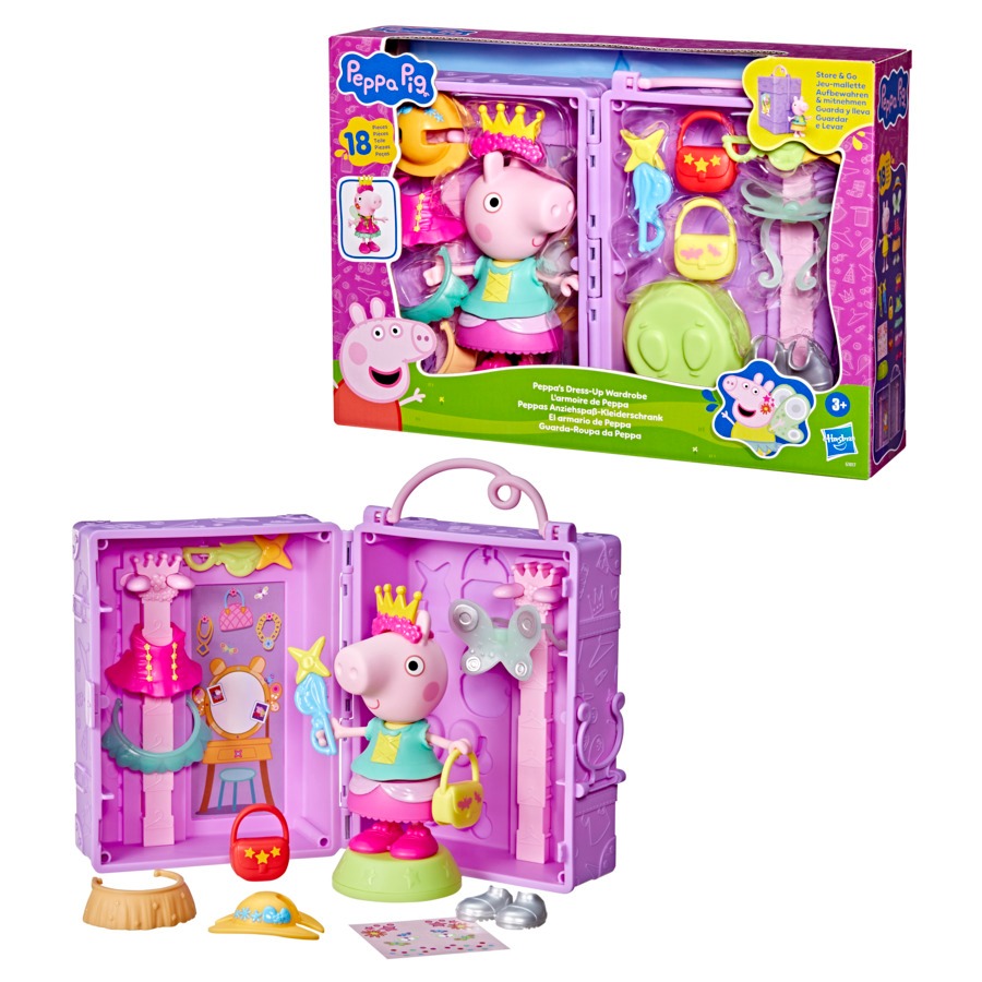Peppa Pig Conjunto Guarda Roupa da Peppa - Hasbro G1017