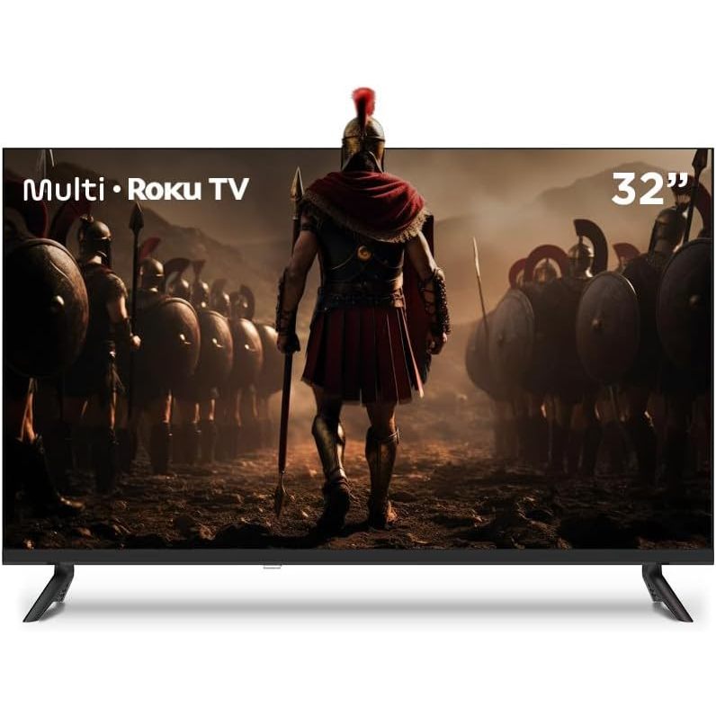 Smart TV 32" Multi Roku HD TL052M com 3 HDMI, 2 USB, Alexa e Google