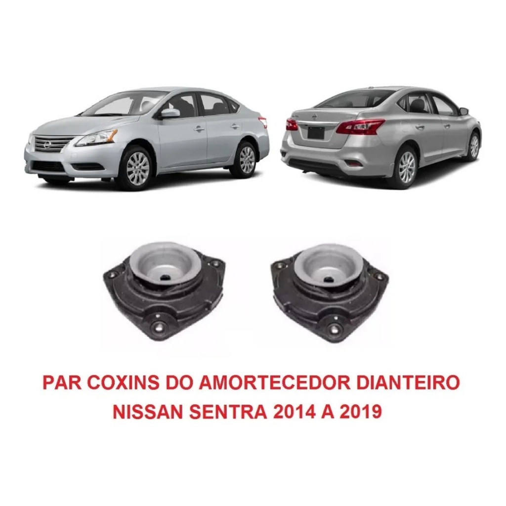 2 Coxim Amortecedor Dianteiro do Sentra 2014 A 2019 Par Consultar Marca Disponível Em Estoque