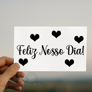 Adesivo Frase para Caixa cartonada, balão, surpresa namoro casamento aniversário. em Oferta na Shopee