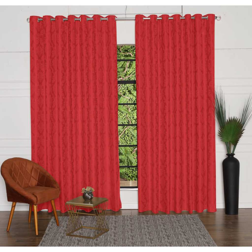 Cortina Jacquard Sala e Quarto Semi Blackout 3,00m x 2,30/2,40/2,50/2,60/2,70/2,80m Várias Cores