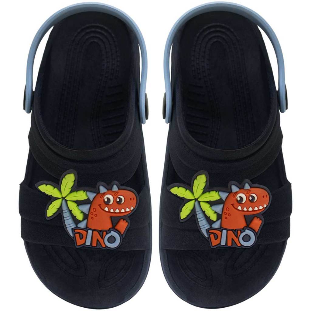 Sandalia Papete Infantil Nº 21 ao 32 Babuche Dino Masculino Menino Leve Macio Antiderrapante 15.19