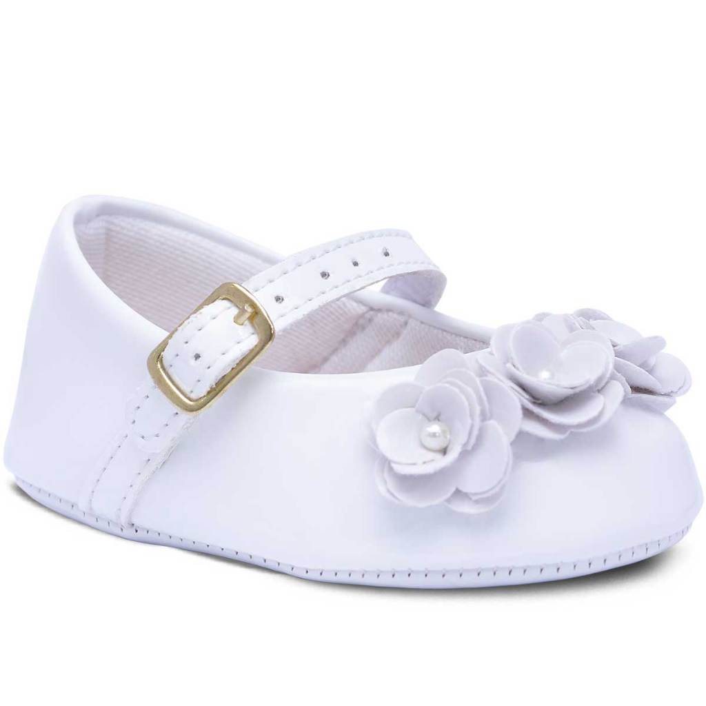 Sapatilha Bebê Menina Batizado Sapato Boneca Infantil 01.08 em Oferta na Shopee