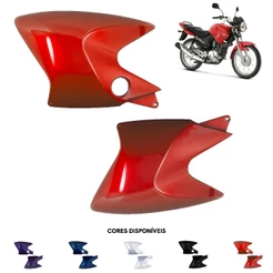 Aba de Tanque YBR Factor 125 2009 a 2013 Par Vermelho Roxo Azul Cinza Preto