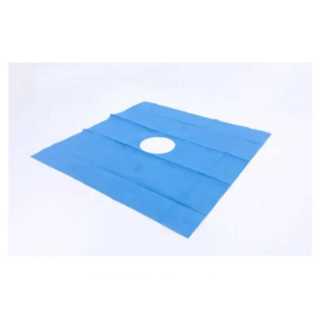 Campo Cirúrgico Fenestrado 30G, 0,40x0,40cm Azul, Não Estéril - 10 Campos em Oferta na Shopee