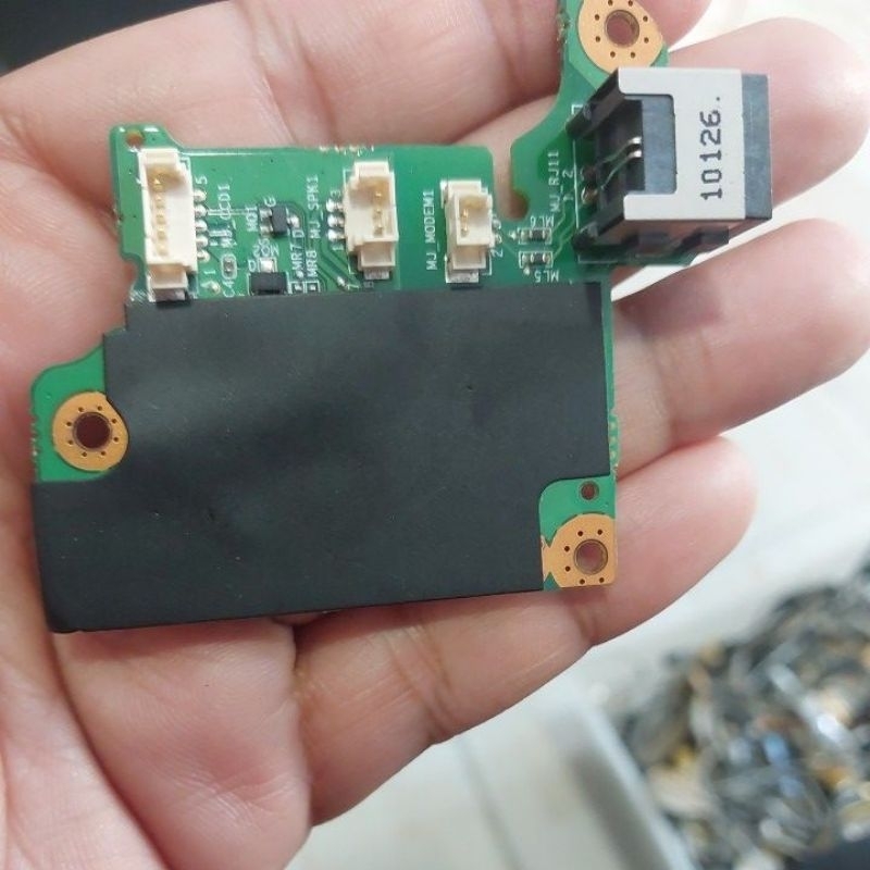 Placa Filha RJ 45 para Notebook Positivo Unique(315) Usada