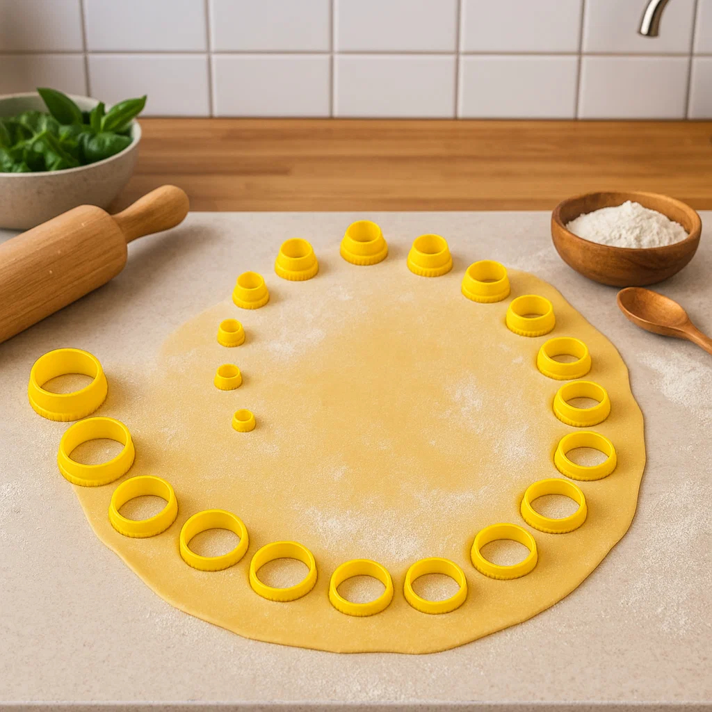 Kit Cortador Círculos Biscoito Confeitaria Doces Formas Criativas Modelagem Massa Bolachas Sobremesas Moldes em Oferta na Shopee