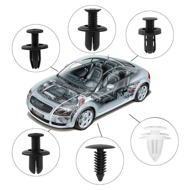 Kit 100 Grampos Presilhas Reparo Automotivo Universal em Oferta na Shopee