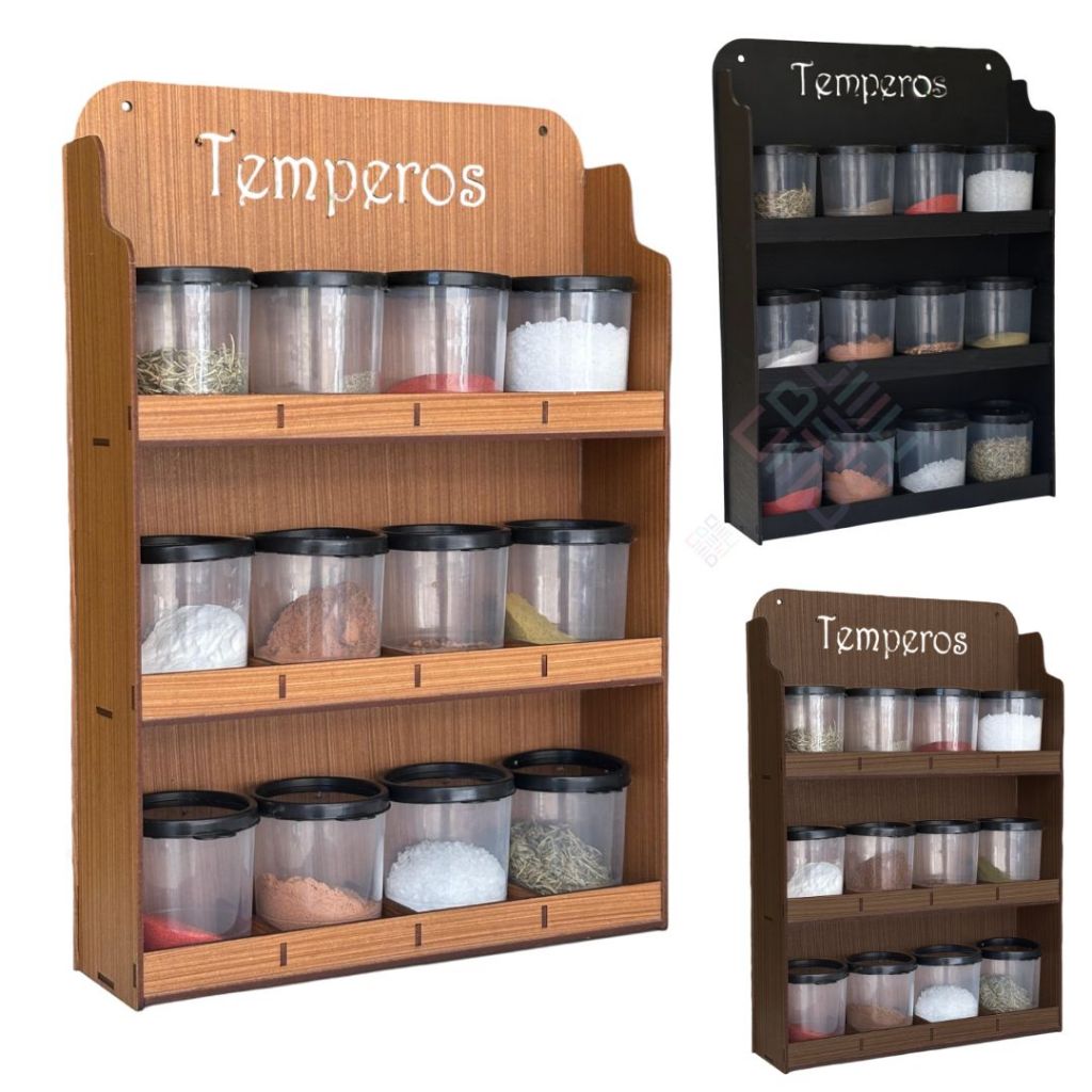 Porta Temperos em Madeira: Onde Comprar | BuscaProdutos