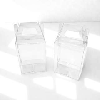 Caixa maleta PVC transparente de acetato 9x4x6,5cm Lembrancinha aniversário, aromatizador sabonete em Oferta na Shopee