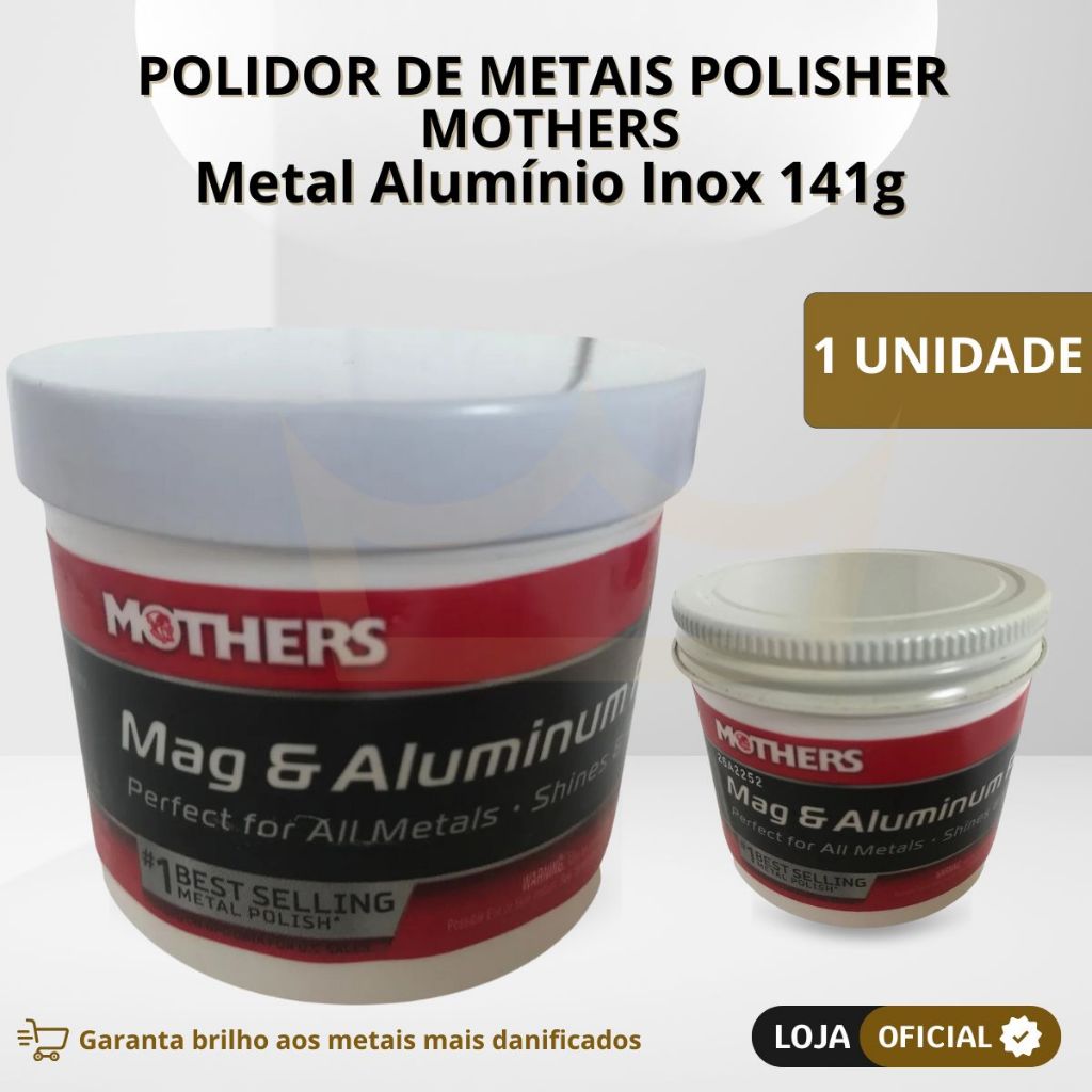 Polidor Mag & Aluminium 141g Para Alumínio Inox Metais em Oferta na Shopee
