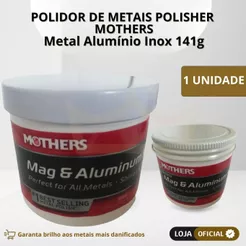 Polidor Mag & Aluminium 141g Para Alumínio Inox Metais