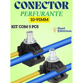 5 Conector Pérfurante 10-95mm Derivação 1,5 a 10. em Oferta na Shopee