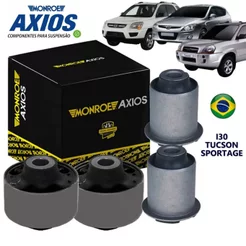 Kit 04 Buchas Bandeja Dianteira Hyundai I30 Tucson Sportage Original Axios com Nota Fiscal Garantia