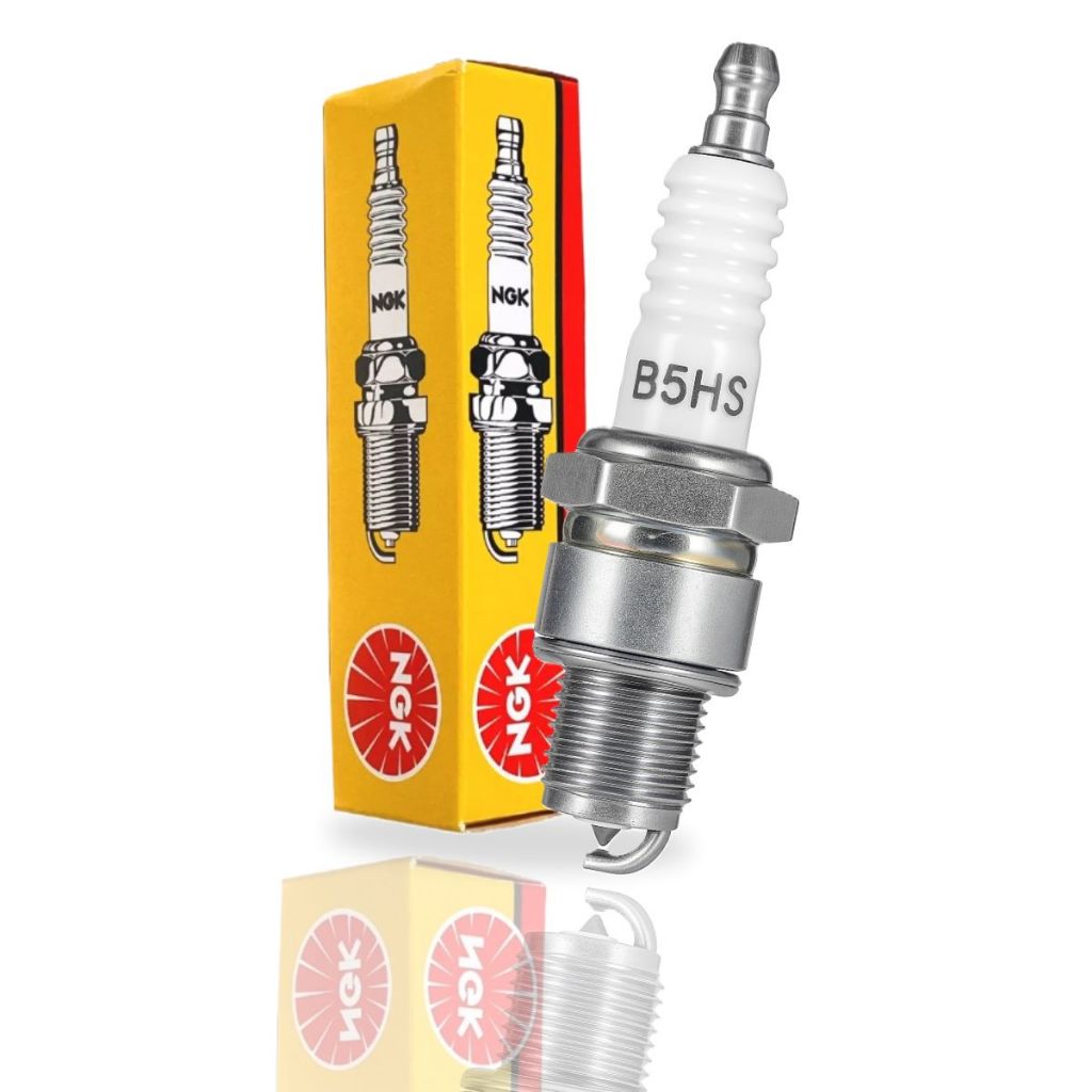 Vela de Ignição Mobilete Caloi Bikelete Monareta Motoneta Ciclomotor Brandy Ngk B5HS em Oferta na Shopee