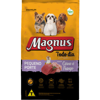 Ração Magnus Premium Todo Dia Cães Pequeno Porte Carne e Frango 15kg