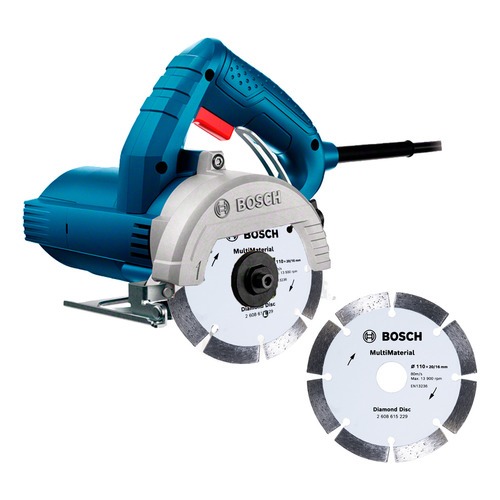 Kit Serra Mármore Bosch GDC 150 110v + 2 Discos Diamantados Segmentados 110 x 20mm