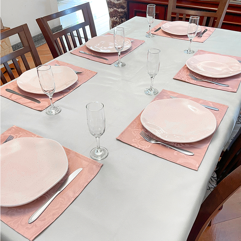 Jogo Americano Tecido 6 peças 45cm x 35cm em Oferta na Shopee