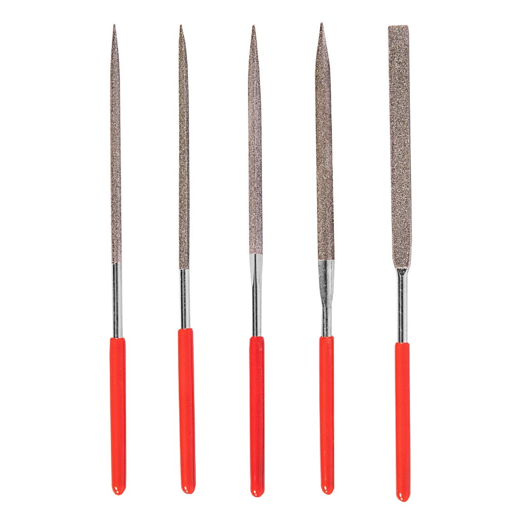 Jogo de Limas Agulha Diamantadas 140mm MTX 5 Peças - Home & Living