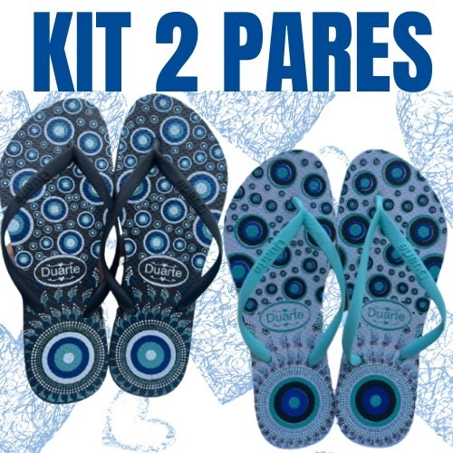 Kit 2 Pares de Chinelo Feminino Adulto Mais Vendidos Envio Imediato