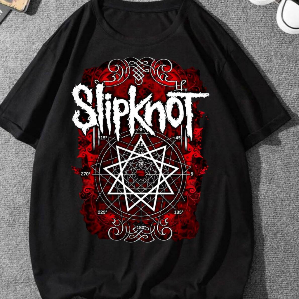 Camisa Premium Banda Slipknot Metal Old Scholl RockBlusa Unissex Camiseta 100% Algodão