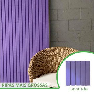 Kit 6m² Ripado BOLD Lavanda 30x30 - 66 peças | Anti-impacto | Autocolante