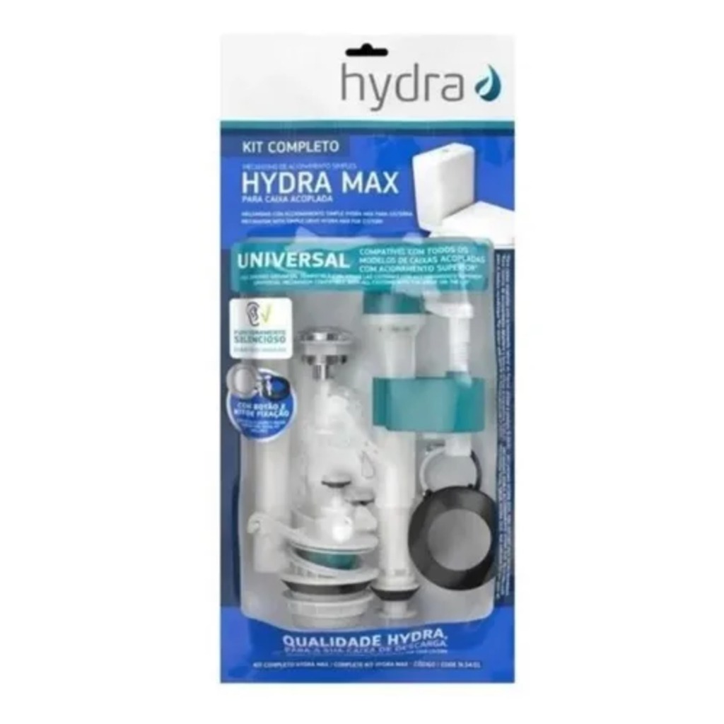 Reparo Kit Completo Caixa Acoplada Acionamento Simples Deca