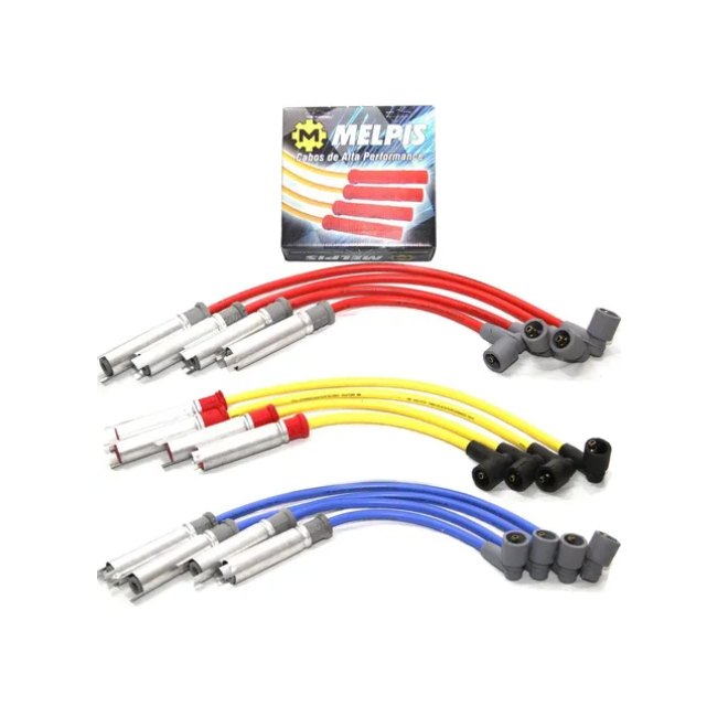 Cabo De Vela Kadett Ipanema 2.0 Mpfi 4pçs Silicone 10mm SC-G72