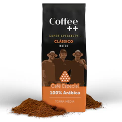 Café Especial Torrado e Moído Coffee Mais Clássico 100% Arábica Torra Média 250g Notas de Chocolate com Doce de Leite