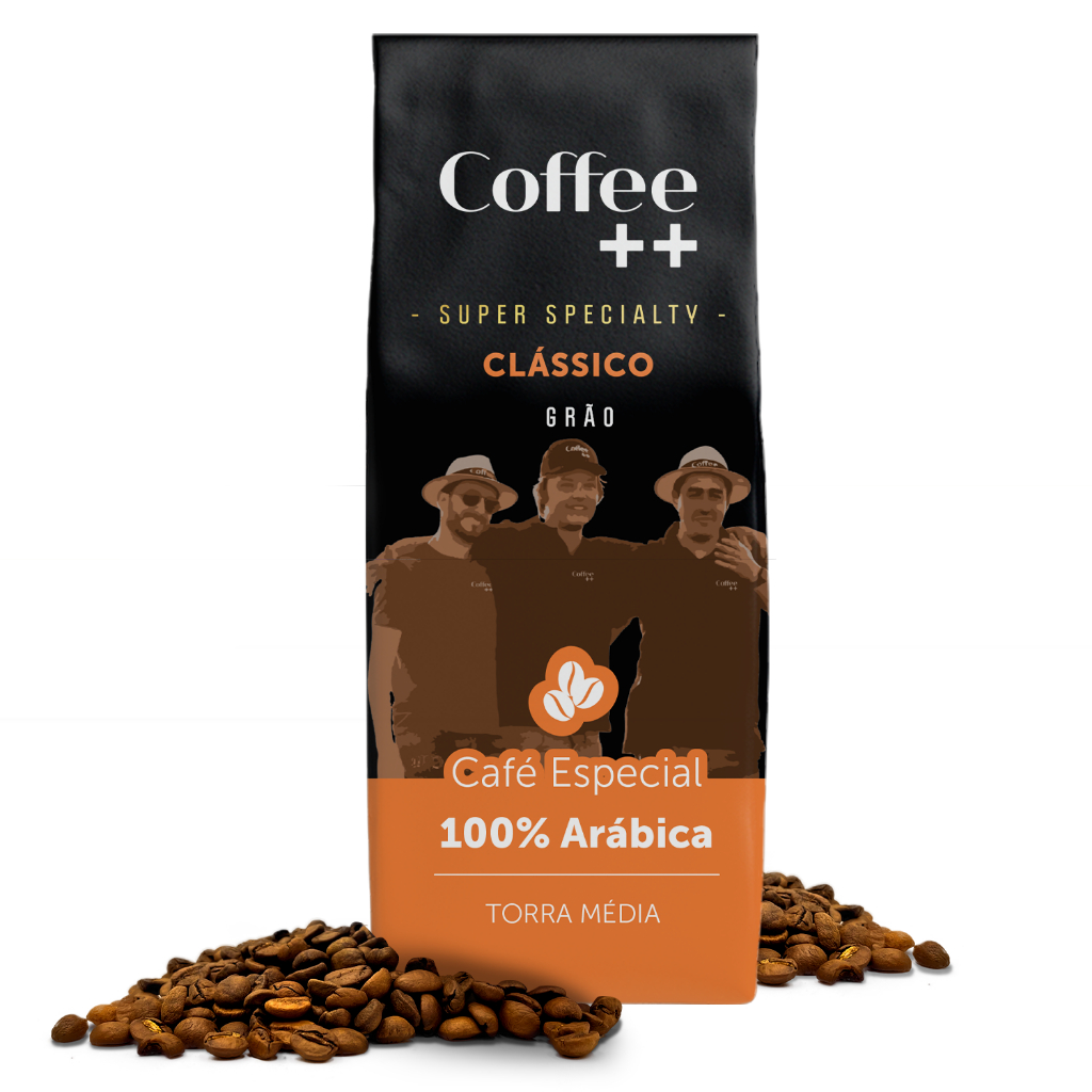 Café Especial em Grãos Coffee Mais  Clássico - 100% Arábica - Torra Média - 250g