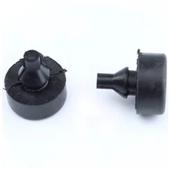 Kit 2 Borracha Do Cavalete Central Titan 150 / Titan 160 Redonda