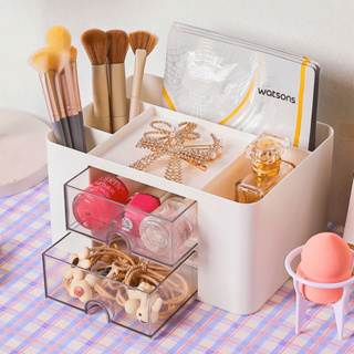 Porta Maquiagem Cosmético Organizador Escritório Mesa Gaveta Multiuso Porta Treco Caneta Penteadeira em Oferta na Shopee