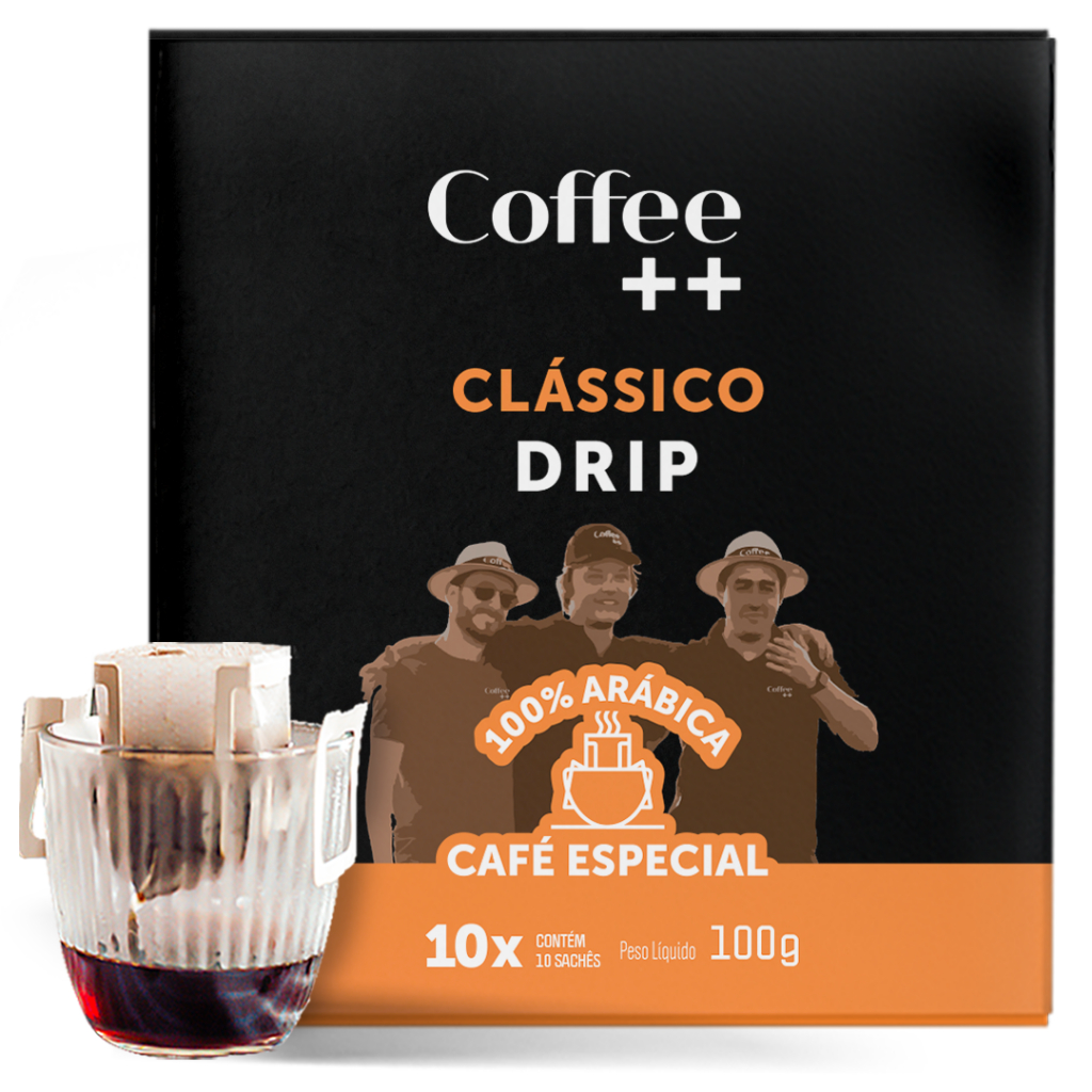 Kit 10 Sachês Café Especial Clássico Coffee Mais - Drip Coffee em Oferta na Shopee