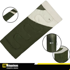 Saco de Dormir Free Para Camping Verde - Bel