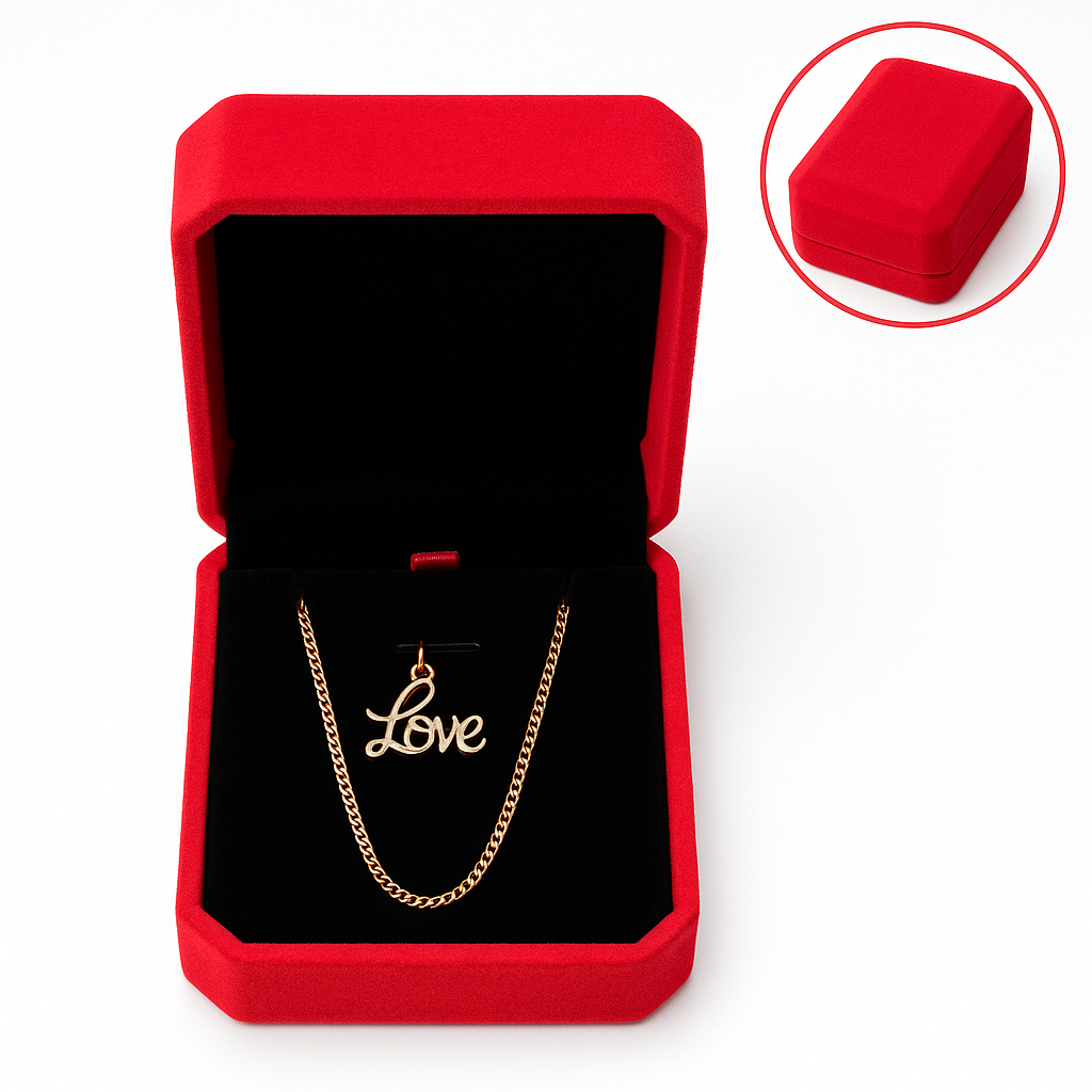 Caixa de Veludo para Colar, Caixinha Conjunto e Brinco– Porta-Joia p/ Presente | Semijoia Bijuterias em Oferta na Shopee