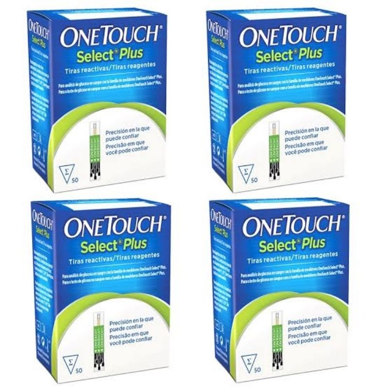 200 Tiras teste glicemia medir  glicose ( para medidor Onetouch Select Plus Flex )