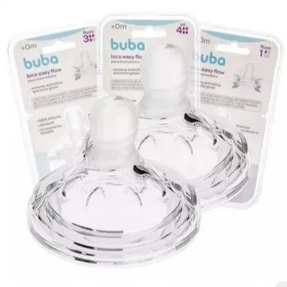 Bico De Mamadeira Anticólica C/2 Unidades Silicone Pétala Da Buba em Oferta na Shopee