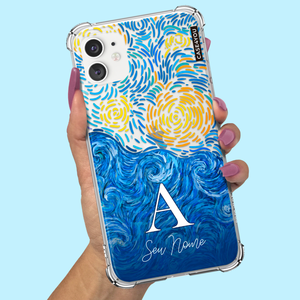 Capa Capinha para Xiaomi Redmi Note 10 Note 11 Note 12 Note 13 Note 14 Pro Plus Anti-impacto Personalizada Van Gogh 3
