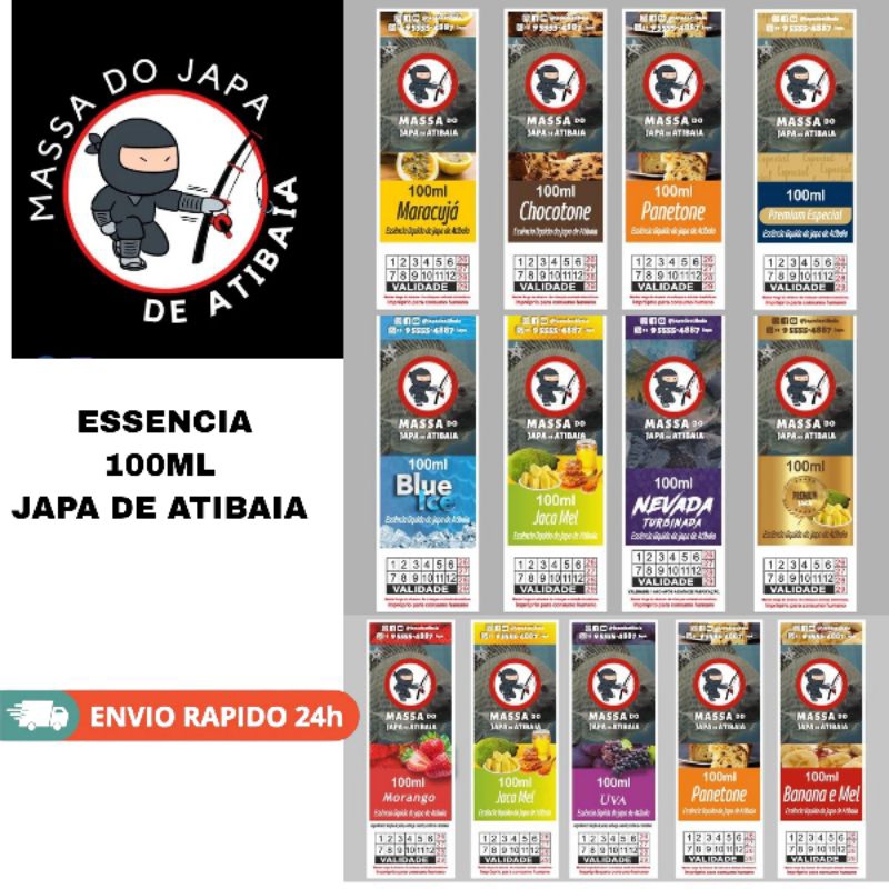 Essência Atrativa para Pesca 100ml Japa de Atibaia | Tilápia, Pacu, Curimba, Piau – Alta Performance