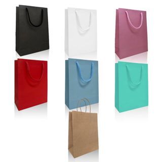 Sacola Papel Colorida Extra Pequena - 13x18x06 - Kit 10/50 Unidades em Oferta na Shopee